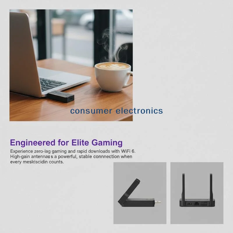 

Портативный USB-адаптер WiFi 6 AX600 Bluetooth 5.4, двухдиапазонный (2.4G/5Ghz) сетевой донгл для быстрого интернета на ПК с Windows, практичный и удобный.