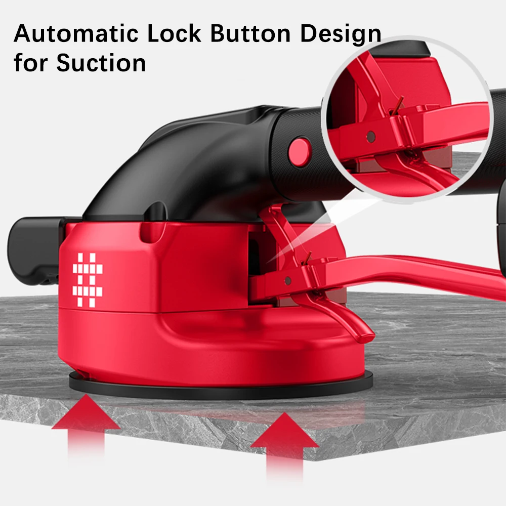 Electric Tile Vibration Tool 6 Speed Suction Cup Leveling Machine 16.8V 12000VPM Tile Laying Vibrator Tiling Tools