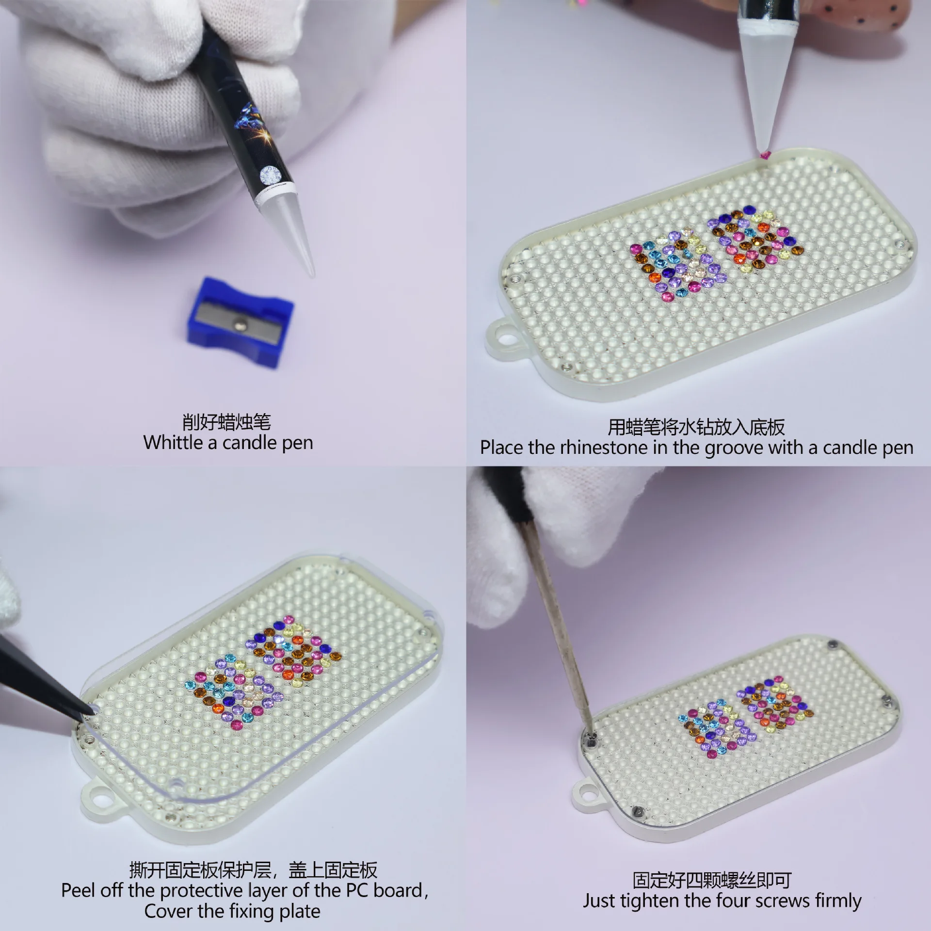 

2Set New Original design Crystal DIY Charms Necklace Trendy Handmade Pendant Necklace for DIY Necklace Jewelry Materials