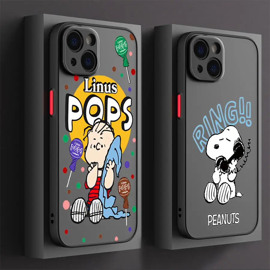Cartoon S-Snoopy Handyhülle für Apple iPhone 16 14 Pro XR 15 Pro Max 13 Mini SE 7 8 Plus 12 11 Pro