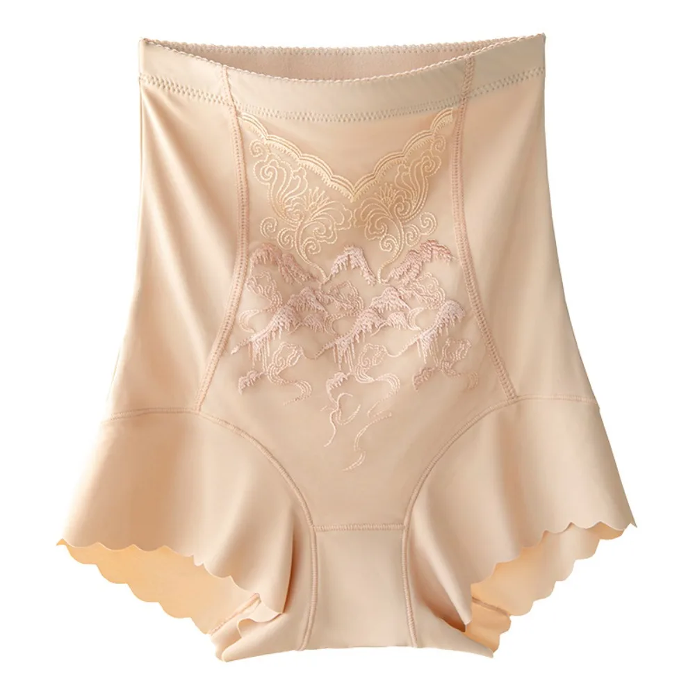 

3D Embroidered Tummy Control Shaper Shorts High Waist Full Coverage Seamless Panties Breathable Seamless Butt Lifter Shapewear