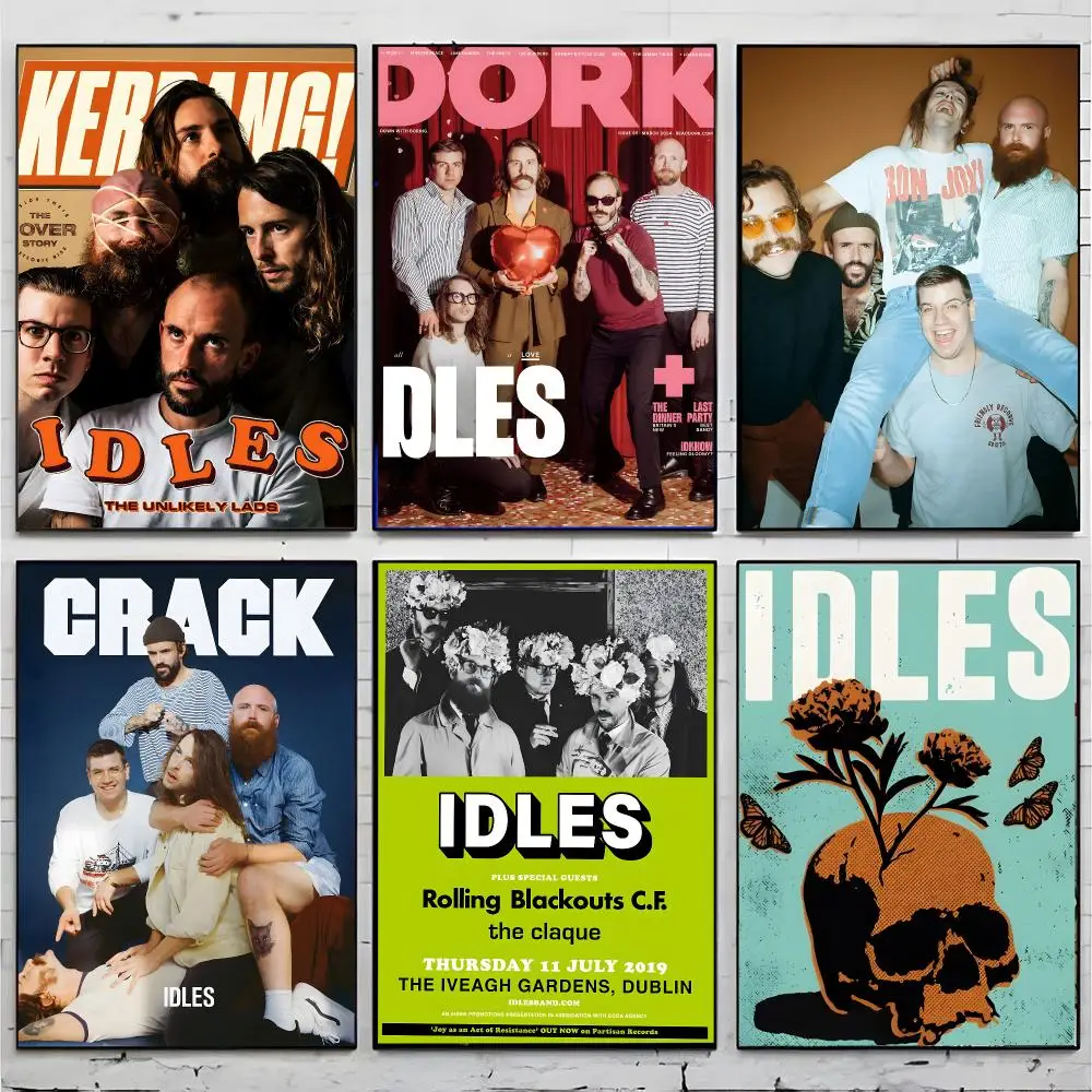 Band Rock I-IDLES Poster Premium Decor Art & Gift for Household Lounge Home Ornaments