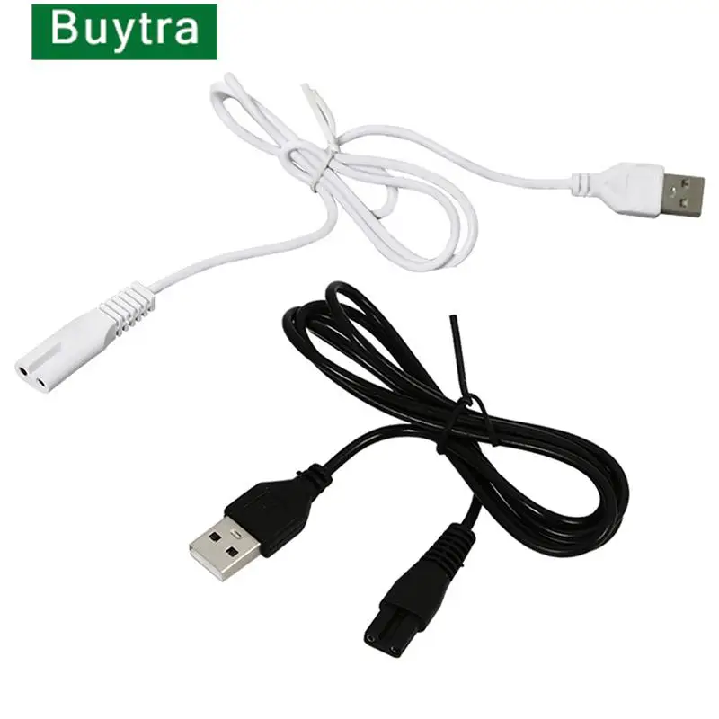 1PC New and high quality USB Cable Charging Line Copper hole Suit 5V flashlight shaver hair clipper wire Single hole 1.8