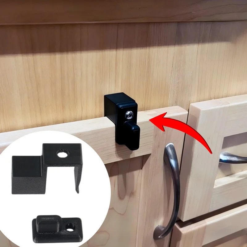 

RV Cabinet Door Drawer Safety Locks Universal For Most Trailers RVs Campers Motorhomes Durable Securely Closed Easy To Install