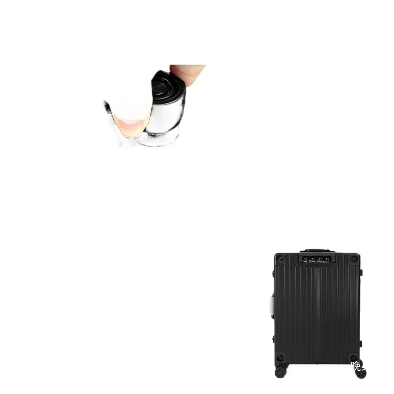 Makeup artist with lamp aluminum alloy PC large capacity tie rod follow-up case y