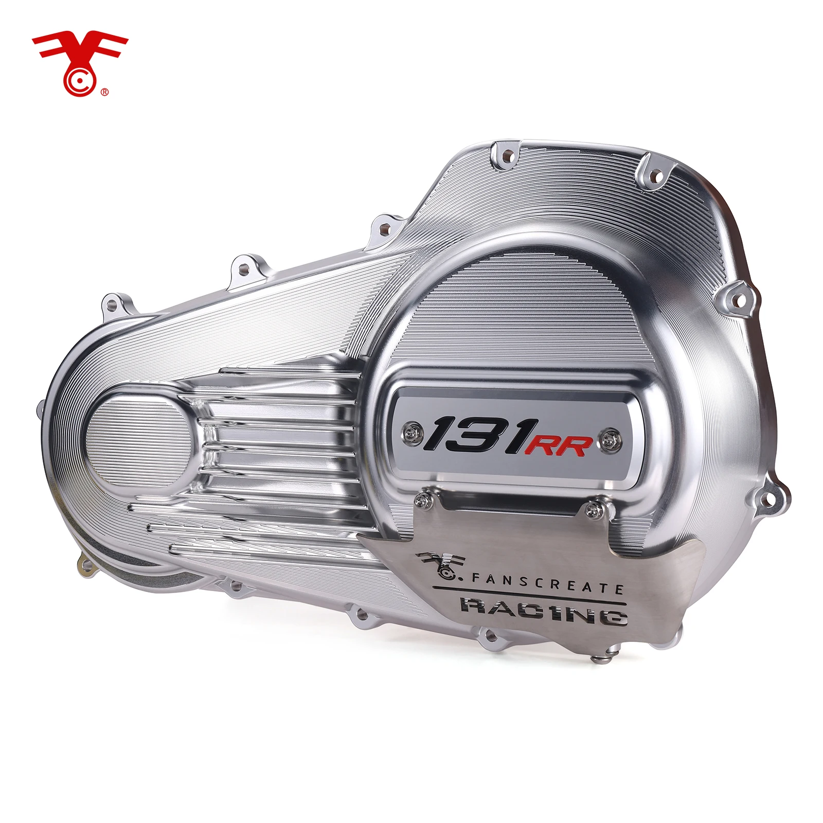 Fanscreate Aluminum CNC Clutch Outer Primary Cover For Harley Touring Softail 114/117 M8 Engines