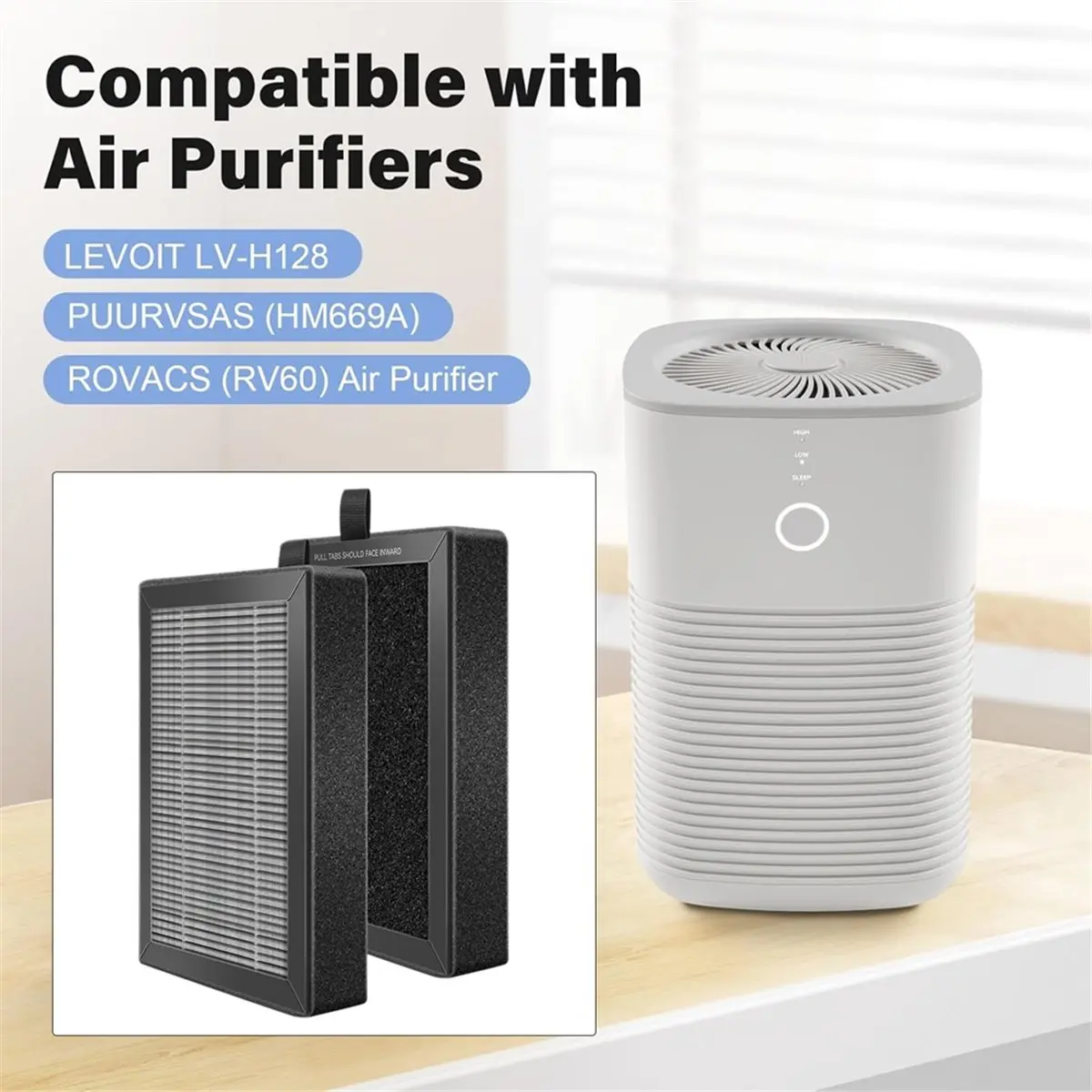 6pcs-hepa-filter-replacement-for-h128-air-cleaner-purifier-accessories-activated-carbon-filter
