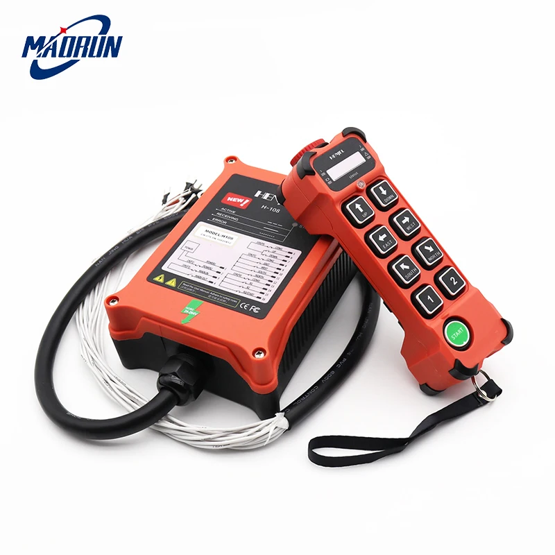 H-108 Industrial remote control car tail aircraft crane lifting remote control 8 key single speed wireless remote control