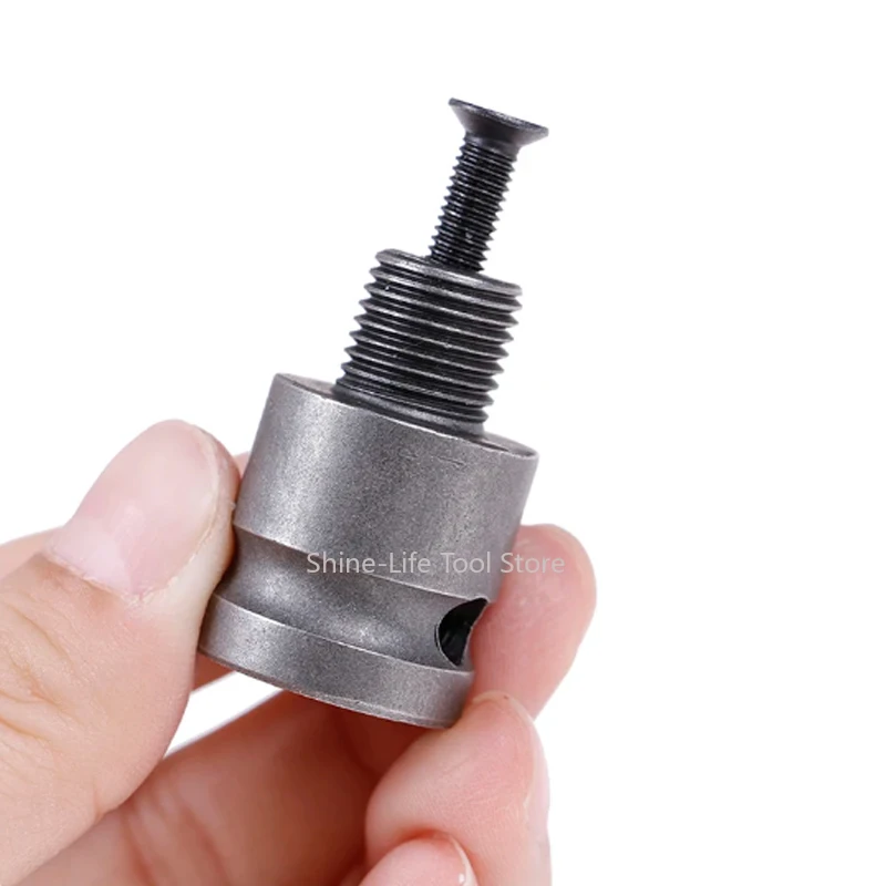 Drill Chuck Adaptor Conversion Hand Drill Chuck3/8 1/2 Thread Adapter Angle Grinder Electric Impact Wrench Conversion Head Tool