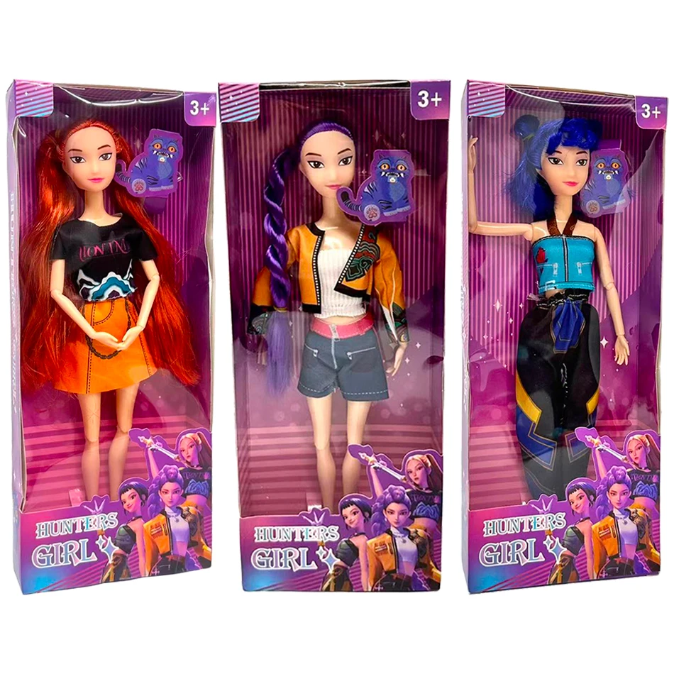 2025 Kpop Demon Hunters Anime Figuur Speelgoed Leuke PVC Action Figure Model Poppen Kinderen Gift