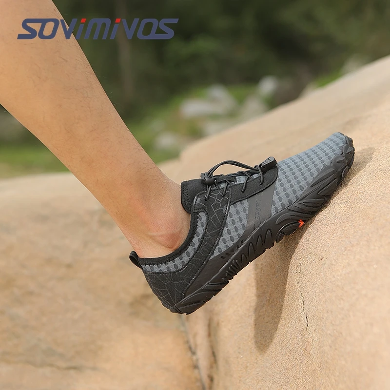 

Обувь для прогулок, мужские кроссовки для воды, пляжная быстросохнущая обувь для плавания, уличная обувь для прогулок, дышащие сандалии для босиком
