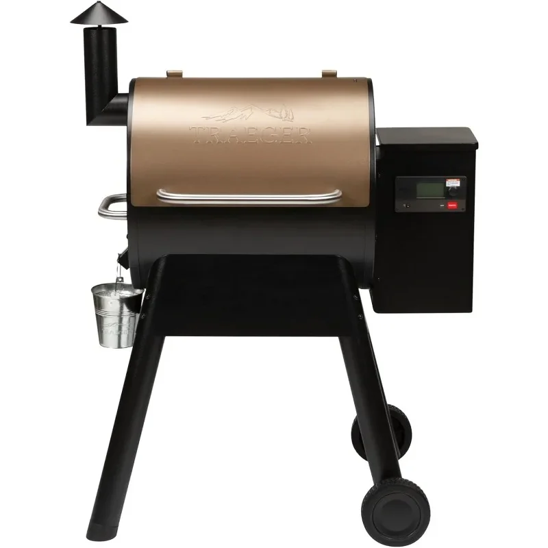 Traeger Grills Pro 575 Electric Wood Pellet Grill and Smoker, Bronze, 572 Square Inches Cook Area, 500 Degree Max Temperature