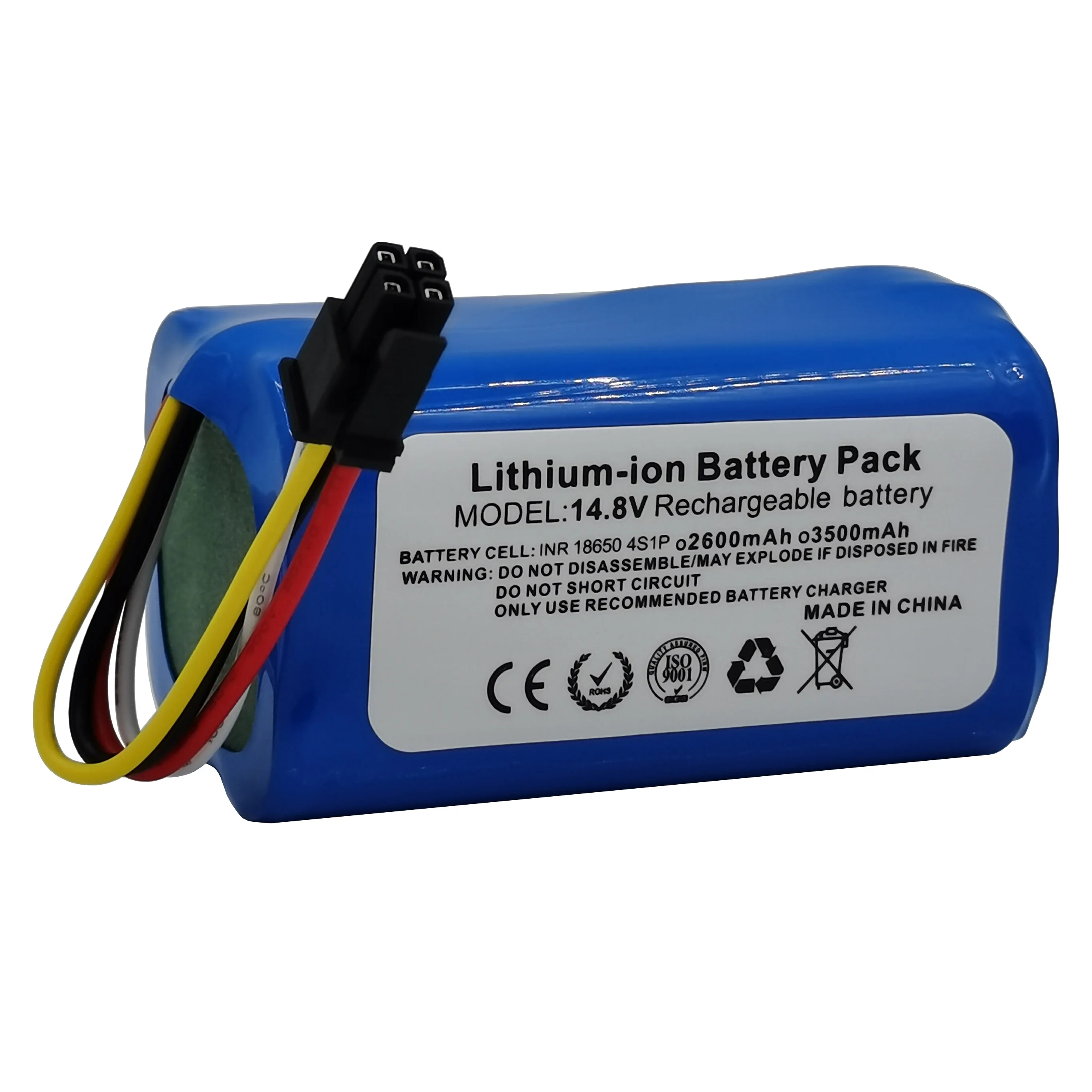 14.4V 14.8V 3500mAh 2600mAh litowo-jonowy cylindryczny ładowalny akumulator do Midea odkurzacz Robot i5 Extra i5 młody i9 oko