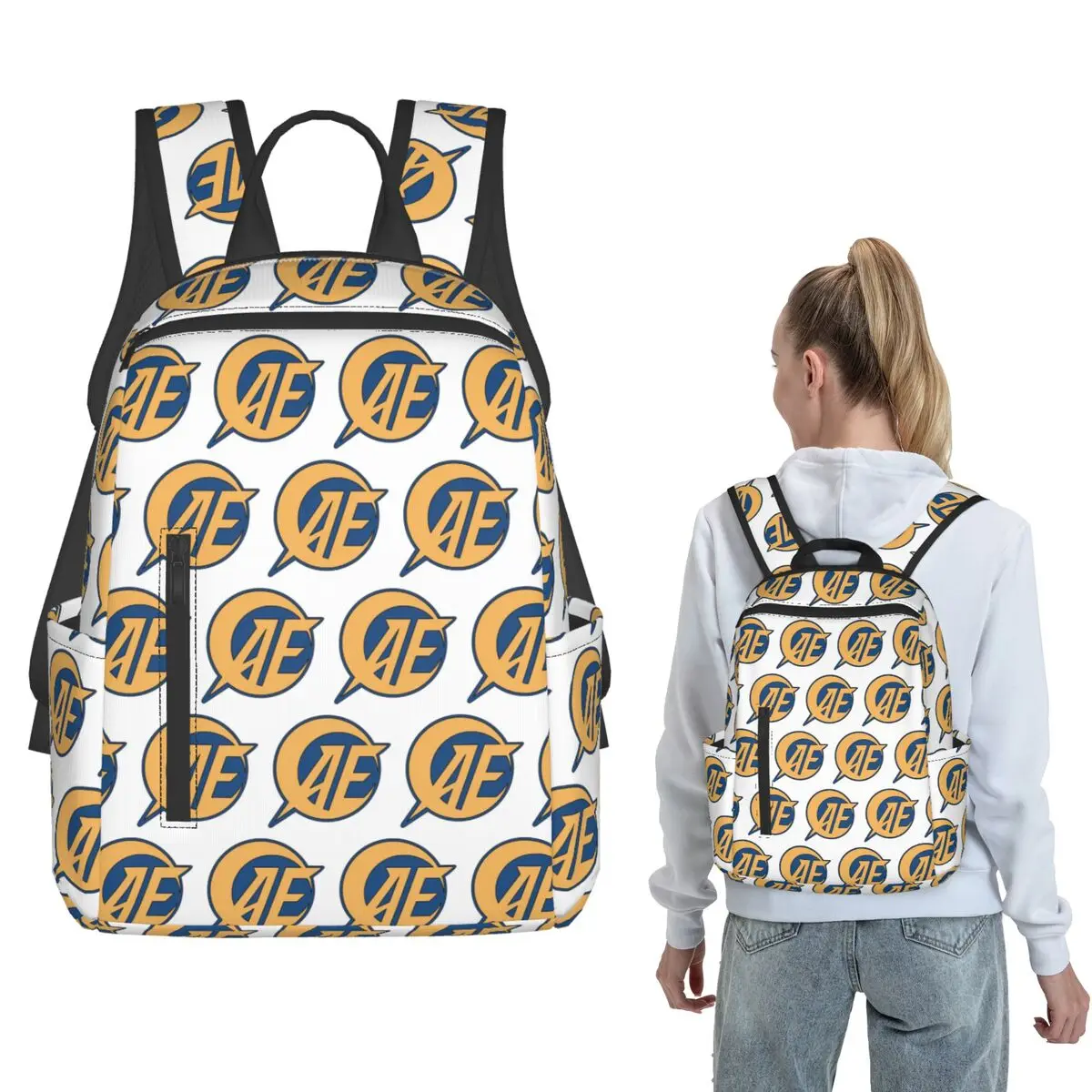 

Anaheim Electronics - Main Logo Backpack Daypack Children BookBag School Bag Shoulder Bags for Men Women