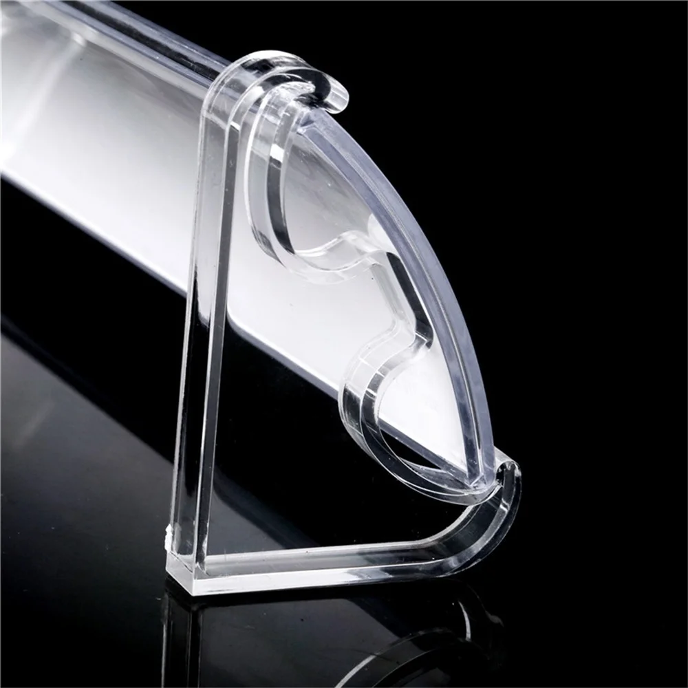 2pcs Ps Business Desktop Name Table Card Plastic Transparent Restaurant Label Holder