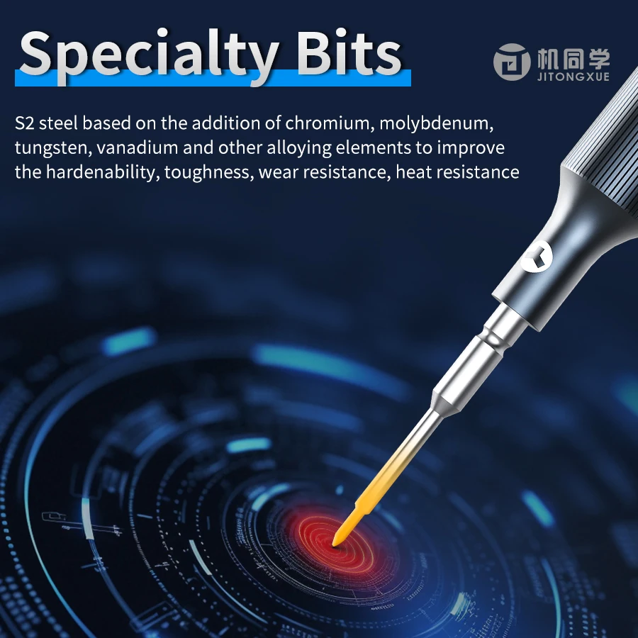 JTX JT-87 5in1 S2 مجموعة مفك براغي متعددة الوظائف للهاتف المحمول والكمبيوتر المحمول تفكيك إصلاح المغناطيسي المضادة للانزلاق