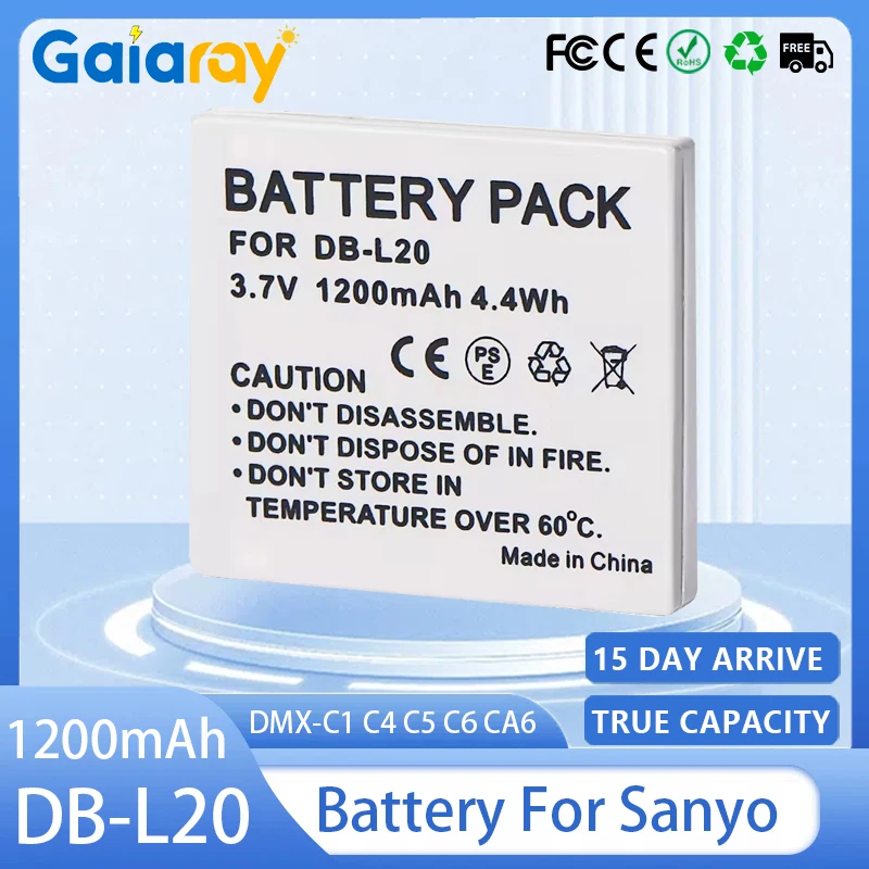 DB-L20 1200Mah Came… - image