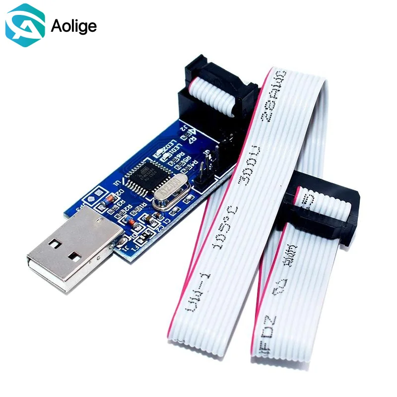 

Программатор USBASP USB ISP AVR — поддержка ATmega8/128, адаптер 10-контактный на 6-контактный, совместимый с Win7