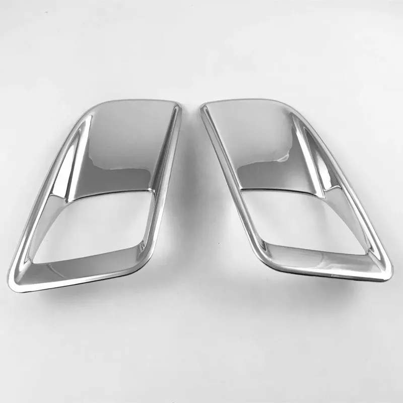 For Peugeot 3008 3008GT 2017-2021 2022 Accessories ABS Chrome Carbon Fiber Car Rear Fog Lamps Lights Decoration Frame Cover Trim