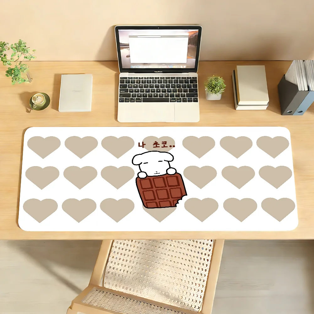 Cute Cartoon G-ganadi Dog Mouse Pad For Office Gaming And Keyboards Non-Slip Large Waterproof