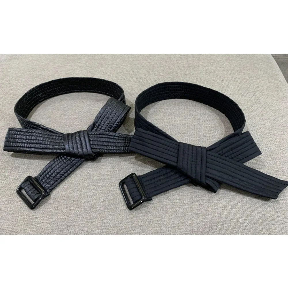 تنوعا معطف حزام خصر 170 سنتيمتر طول بلون أسفل معطف حزام قابل للتعديل 4.5 سنتيمتر واسعة أسفل سترة حزام للنساء #5