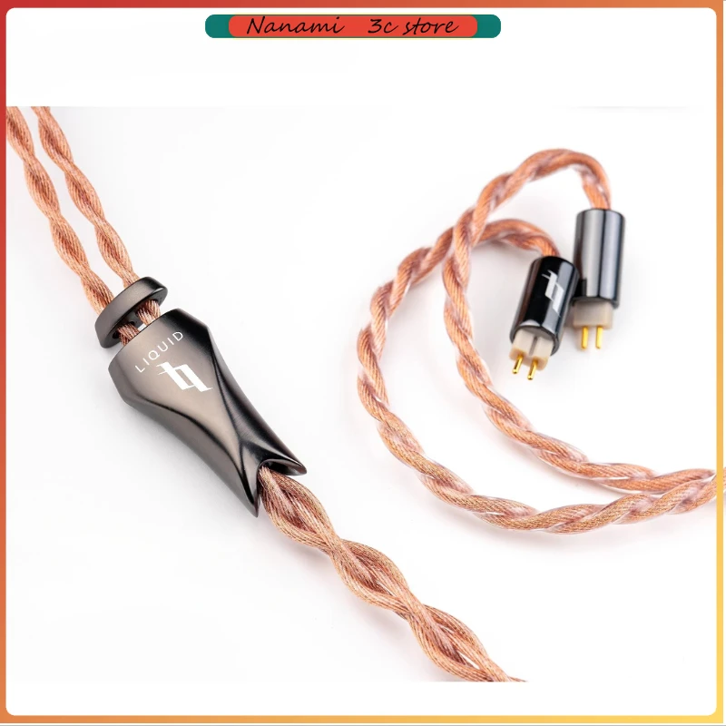 

New LINKS Conti HIFI Headphone Upgrade Cable 24AWG Four-Strand Single Crystal Copper Balanced Upgrade Cable Gifts for Enthusiast