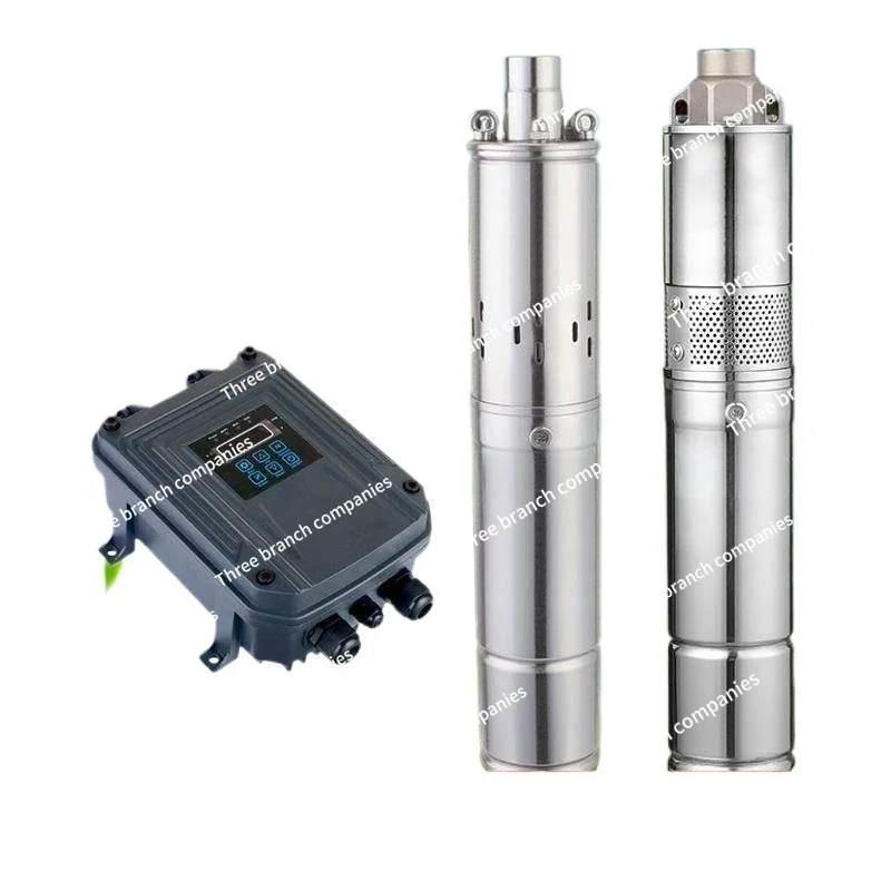 3 Inch Solar Photovoltaic Deep Well Pump 12V24V36V48V72V High Lift Stainless Steel DC Screw Submersible Pump