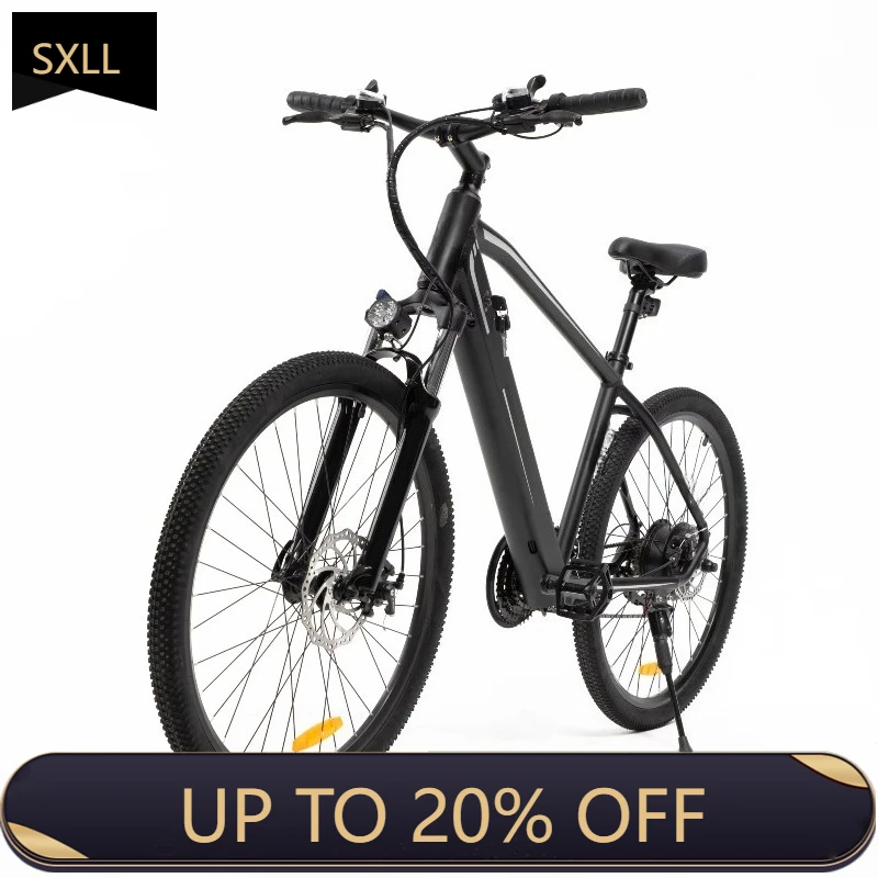

SXLL Electric City Bicycle 500W/48v Motor 10.4 Ah Lithium Battery 27.5 Inch Wheel Hub Alloy Aluminum Frame Electric Bicycle