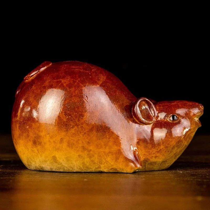 CopperZodiacFigurines:PaintedCartoonMouse,Cow,Tiger,Rabbit,Dragon,Snake,Horse,Sheep,Monkey,Chicken,Dog,Pig-Cut