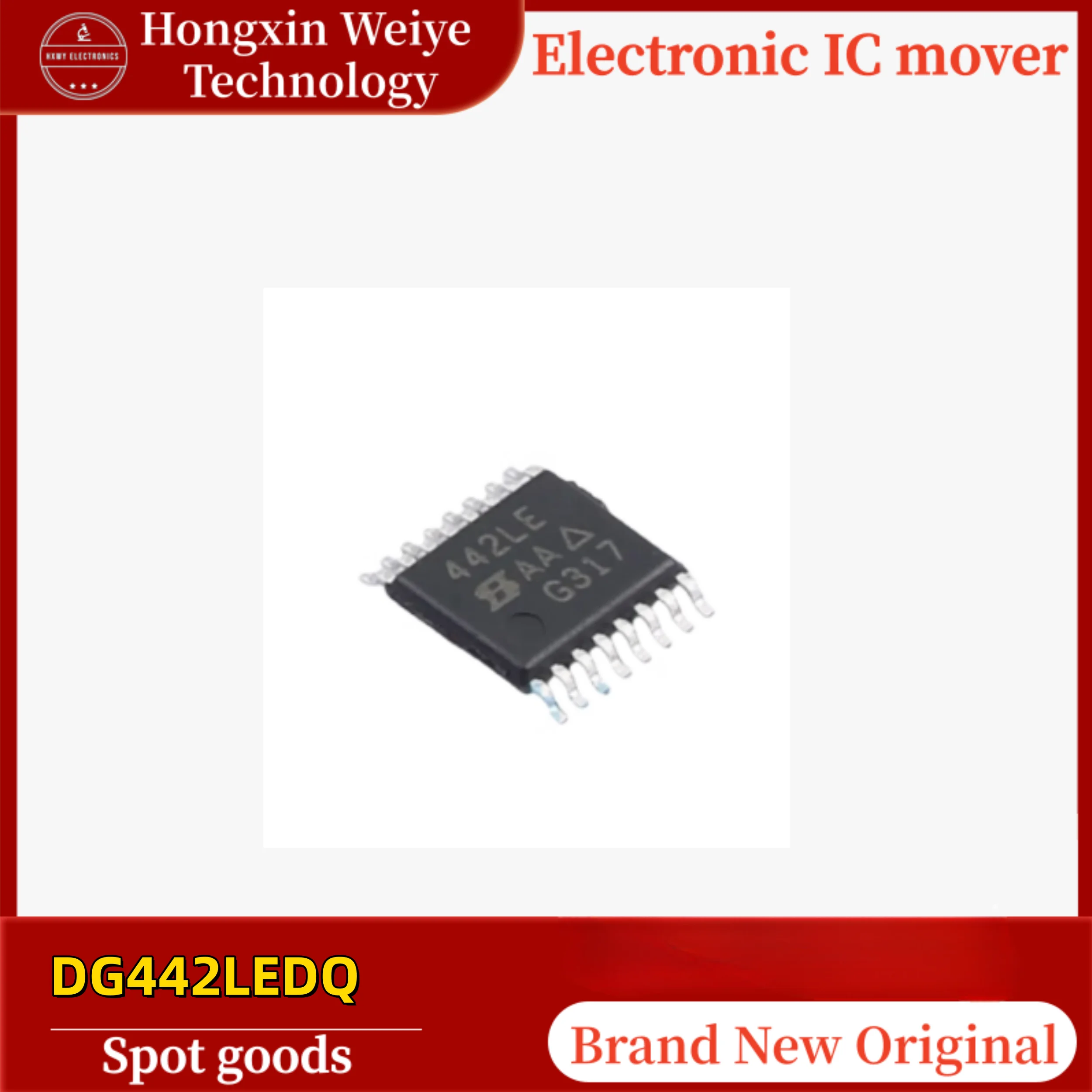 10/30 PCS DG442LEDQ 442LE TSSOP-16 Analog Switch / Multiplexer IC Brand New In Stock