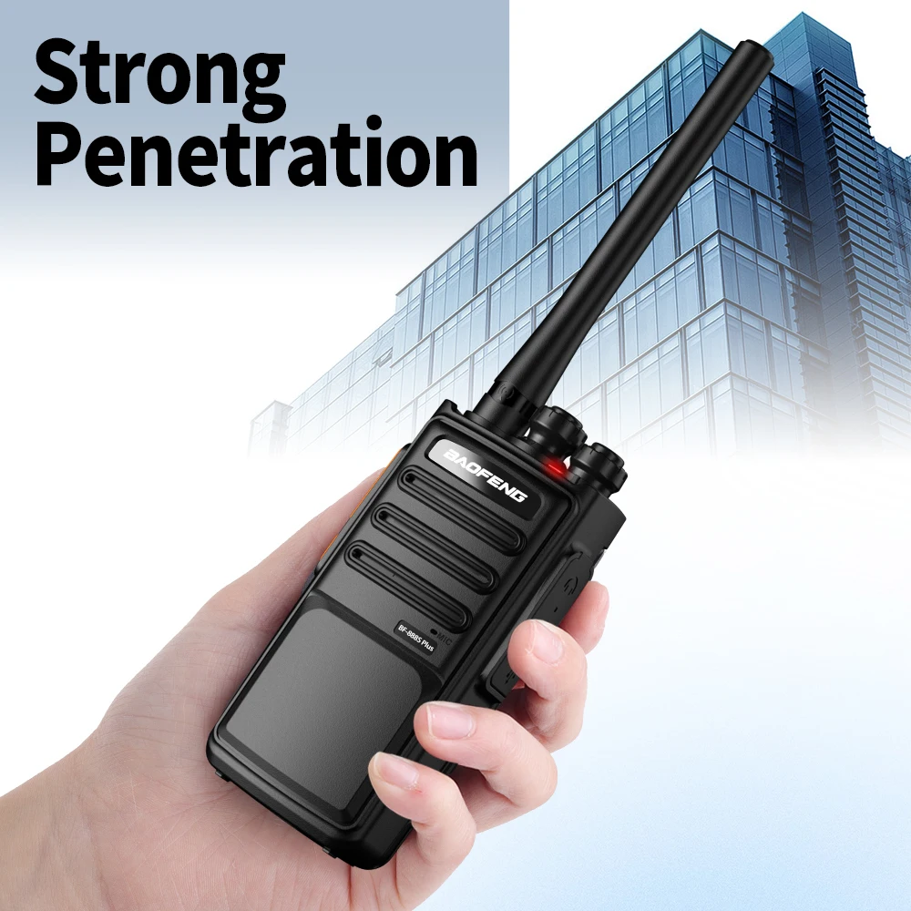 2 Stuks Baofeng BF-888S PLUS Two way Radio BF 888s USB charging  UHF 400-470MHz 16CH Lange afstand Handheld Walkie Talkie