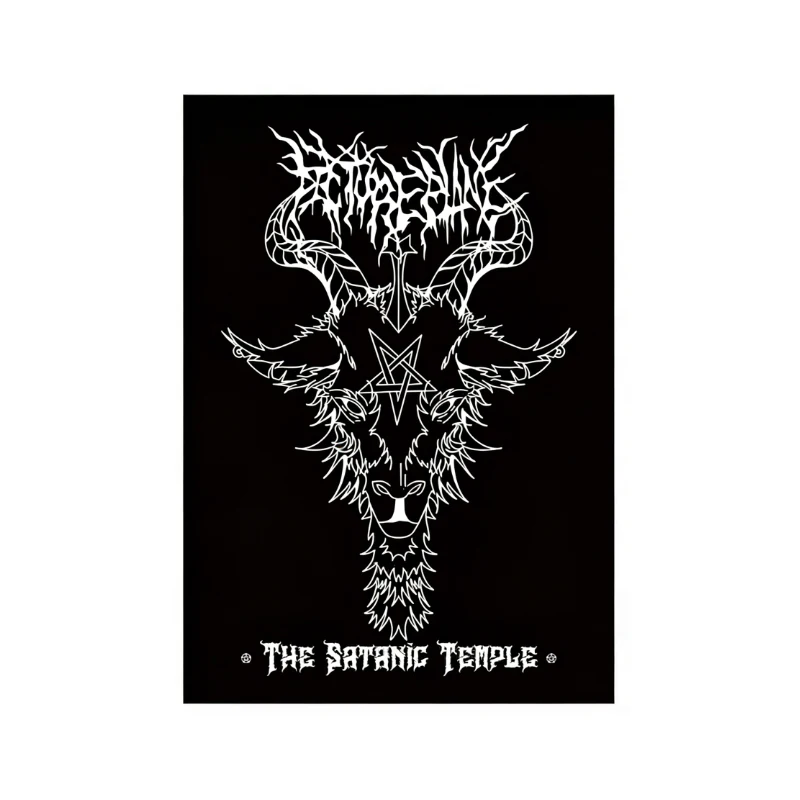 Dark Gothic Punk Personalized Creative Retro Door Curtain Home Bedroom Rock Bar Door Curtain Partition Decorative Half-Curtain