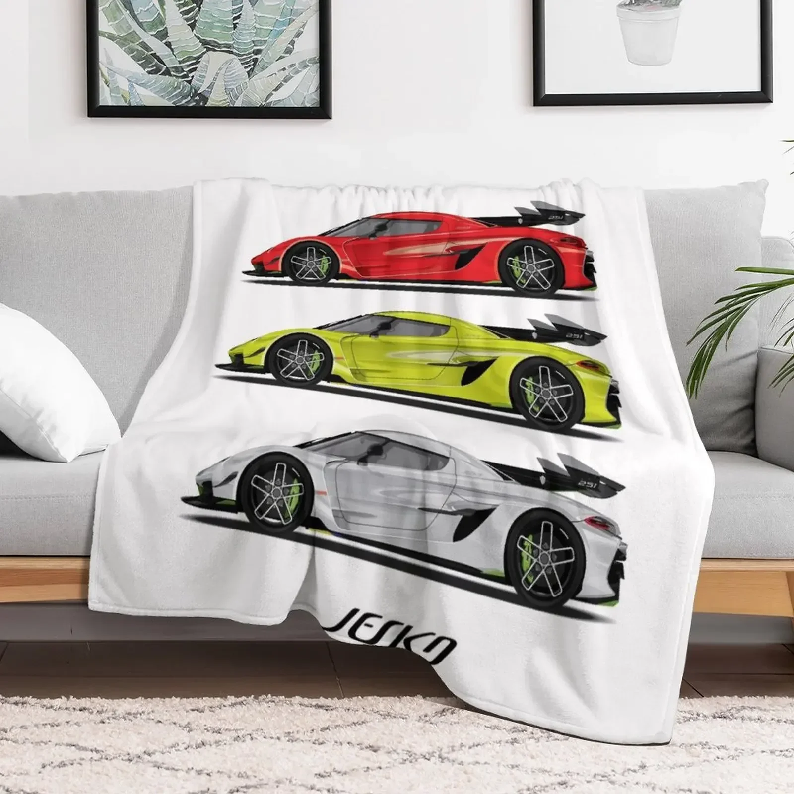 

Jesko Collection Throw Blanket Shaggy Hairys Blankets For Sofas funny gift Blankets