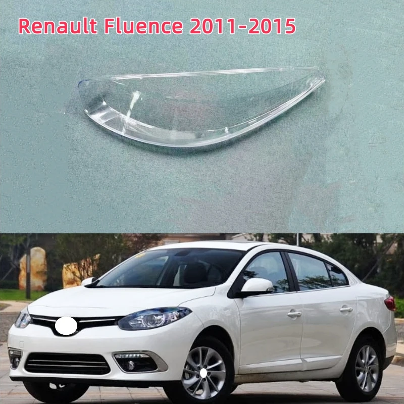 For Renault Fluence 2011 2012 2013 2014 2015 Headlamp Lens Headlight Shell Replacement Headlight Cover Glass