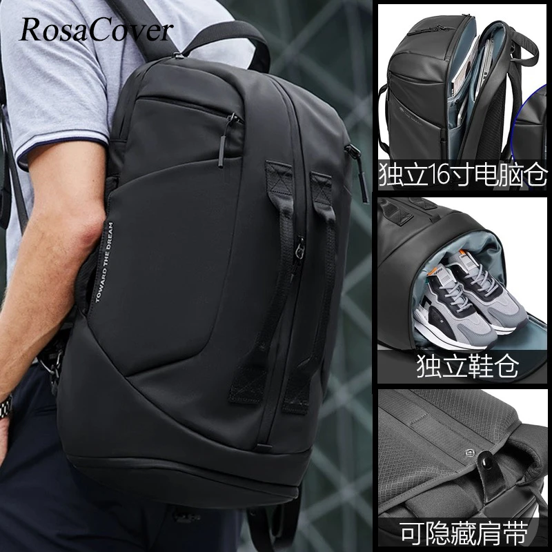 Men's 15.6 Inch Laptop Notebook Business Backpack Multifunction Waterproof Travel School Bag Fashion Pack for Male Mochilas