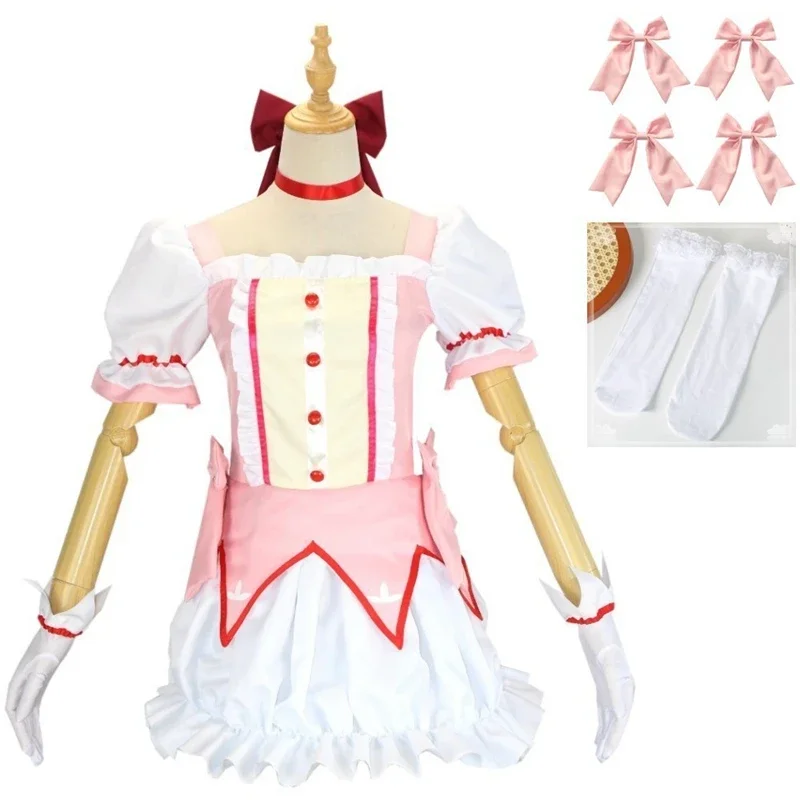 Ainclu Anime Magical Girl Puella Magi Madoka Magica Akemi Homura Kaname Madoka Dress Halloween Costume