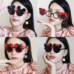 Children's Minnie Sunglasses Cosplay Anime Glasses Kids Mickey Flip Shape Glasses Boys And Girls Cute Glasses Frames