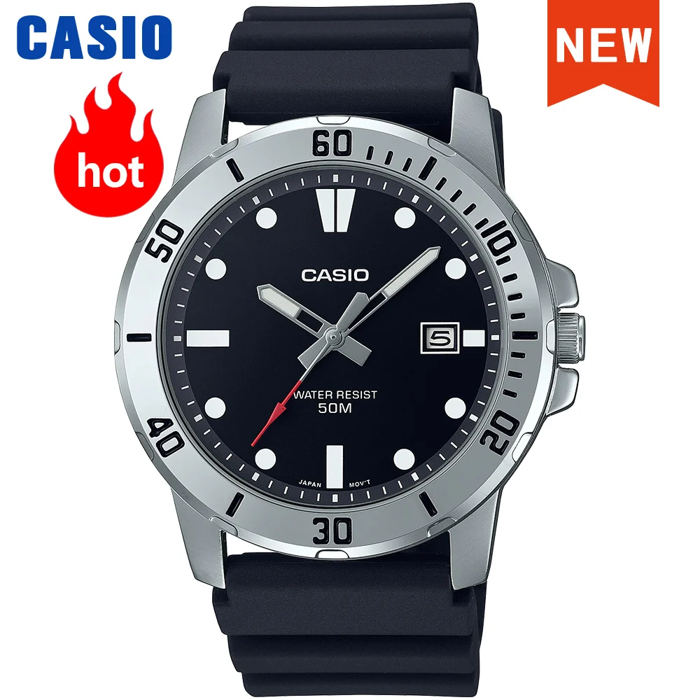 Casio watch for men business fashion resin strap atmospheric waterproof  MTP-VD01 Series