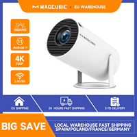 Magcubic Projector 4K Android 11 HY300 Pro Wifi6 260ANSI Allwinner H713 BT5.0 1080P 1280*720P Cinema Outdoor Portable Projetors