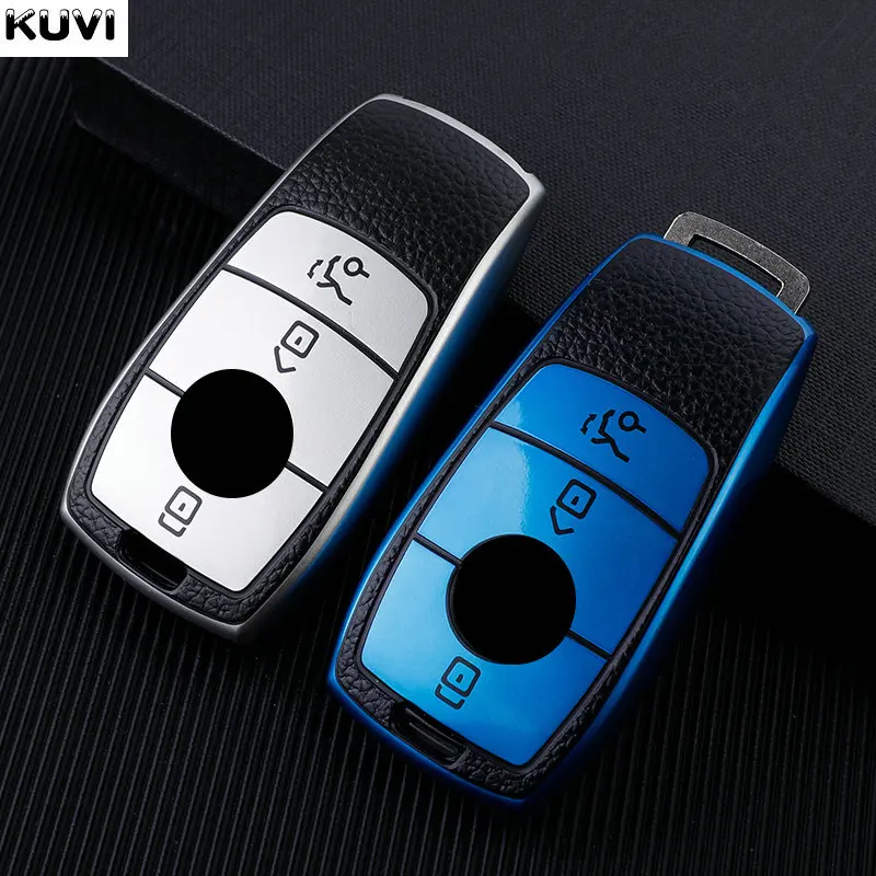 Leder TPU Auto Fernbedienung Schlüssel Fall Abdeckung Shell Für Mercedes Benz A C E S G Klasse GLC CLE CLA GLB GLS W177 W205 W213 W222 X167 AMG
