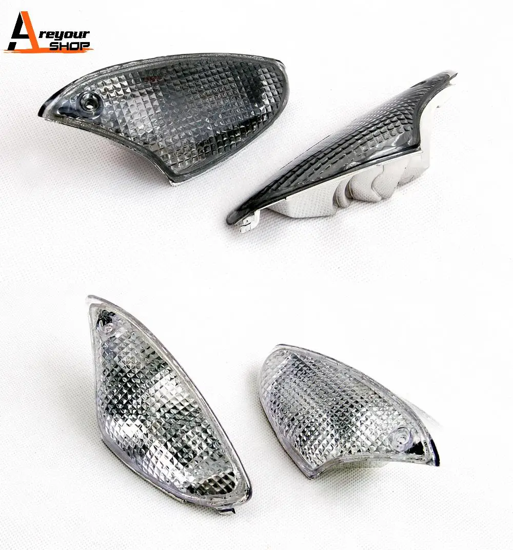 Areyourshop Sale For BMW K1200S K1300S Motorcycle Replacement Front Turn Signals Light Lens Clear Certified Blinker Cover