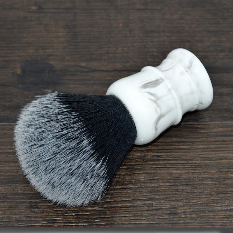 DiShi Soft Synthetic Hair shaving brush with 26MM  Good Tuxedo Knot and Resin Handle for Man wet shave