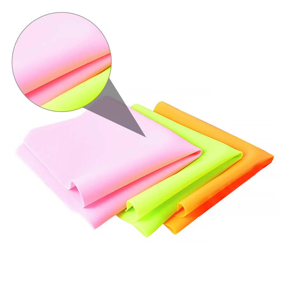 

3pcs Silicone Place-Mat Kids Table Mat Heat Insulation Non-Skid Waterproof Table Supplies For Home Restaurant Party Use