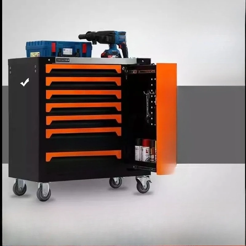 

Auto repair tool cart drawer, hardware repair trolley box