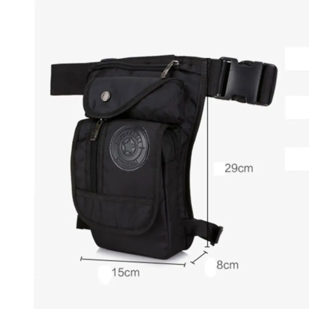 Borsa da gamba in Nylon per moto da uomo per sport all\'aria aperta da alpinismo marsupio portatile