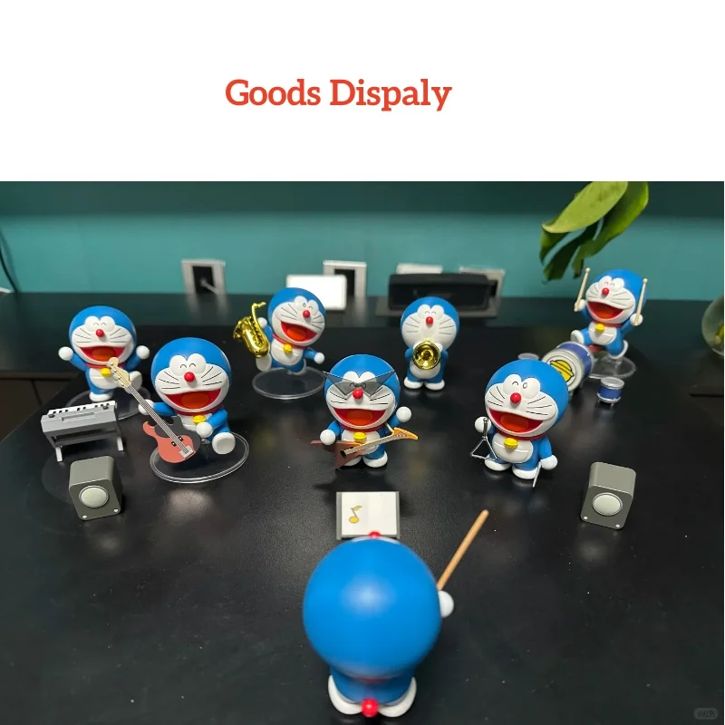 

New Genuine 52toys Blind Box Doraemon Concert Series Robot Cat Doll Toy Figure Collectible Toy Desktop Decoration Gift