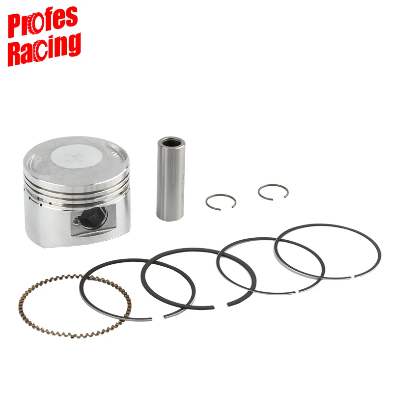 

For Lifan 125cc Air/Oil cooling Horizontal engines Dirt Pit Bike ATV Quad Parts Motorcycle 52.4mm Piston 14mm Pin Piston Set