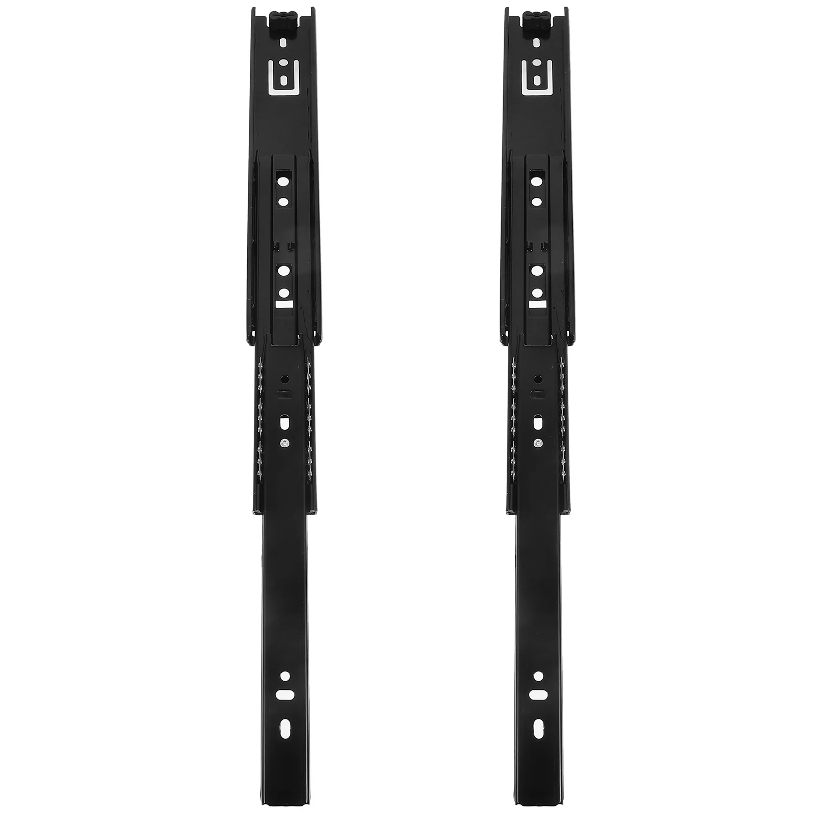 

2pcs Heavy Duty Ball Bearing Drawer Slides 10 Inch Full Extension Side Mount Cabinet Drawer Track Guide Stainless Steel Rails