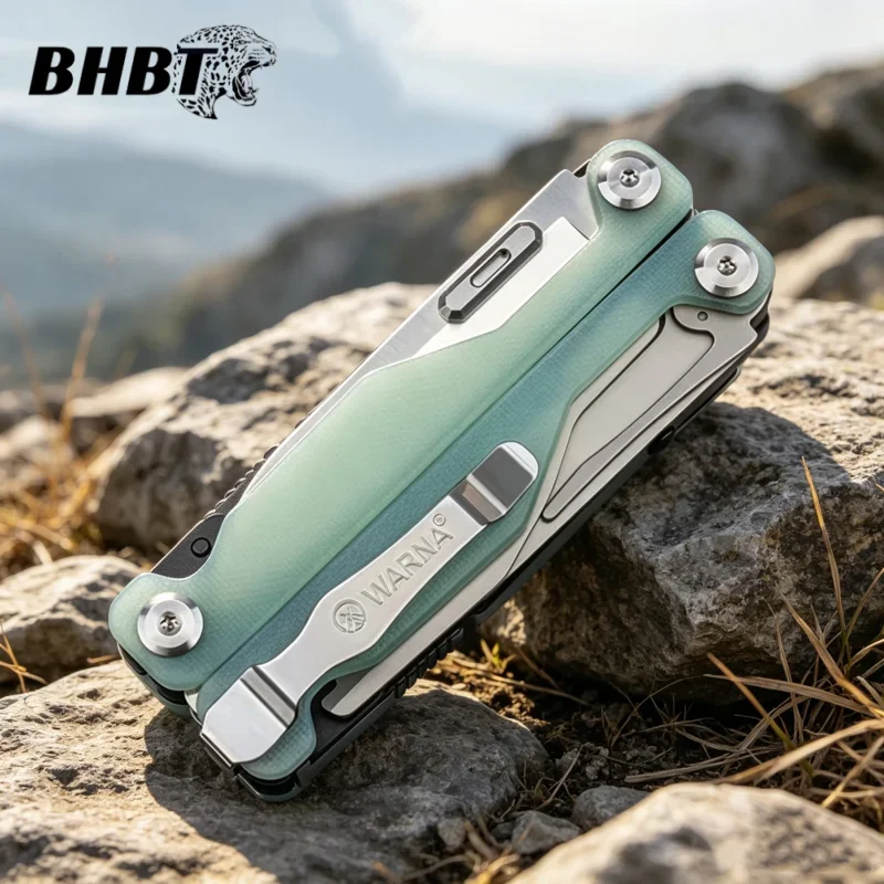 BHBT Folding Multitool Pliers Multi-functional Combination Tool Pliers Folding Scissors EDC Outdoor Equipment Swiss