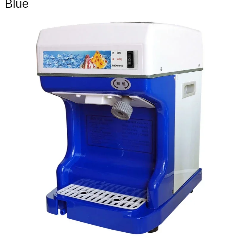 Commercial Ice Shaver & Smoothie Maker, Fully Automatic High Power Electric Ice Crusher for Snow Cone, Bubble Tea Shop